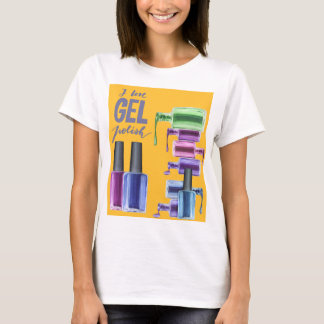 CAMISETA EU AMO GEL POLONÊS