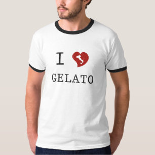 Camiseta Eu amo Gelato