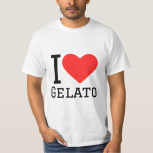 Camiseta Eu amo gelato