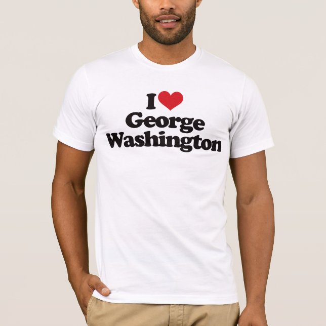 Camiseta Eu amo George Washington (Frente)
