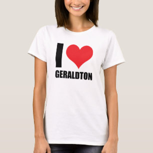 Camiseta Eu amo Geraldton