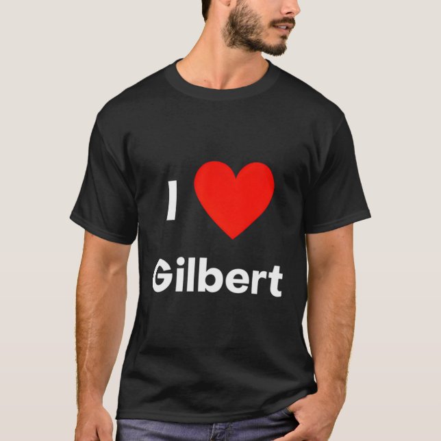 Camiseta Eu Amo Gilbert (Frente)