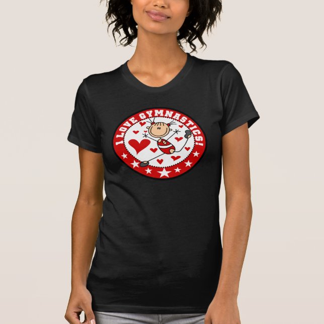 Camiseta Eu Amo Ginástica (Frente)