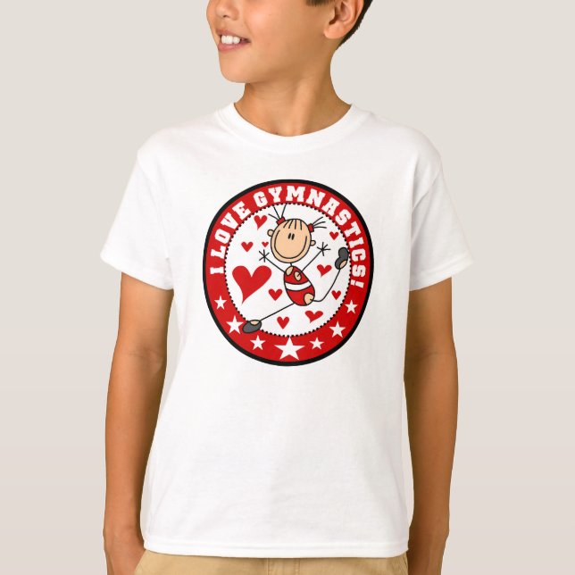 Camiseta Eu Amo Ginástica (Frente)
