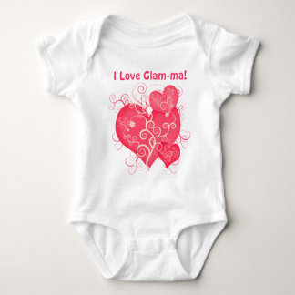 Camiseta Eu amo Glam-mães!