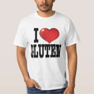 Camiseta EU AMO GLUTEN (Versão Leve)