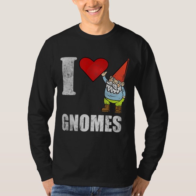 Camiseta Eu amo Gnomo dos Gnomos (Frente)