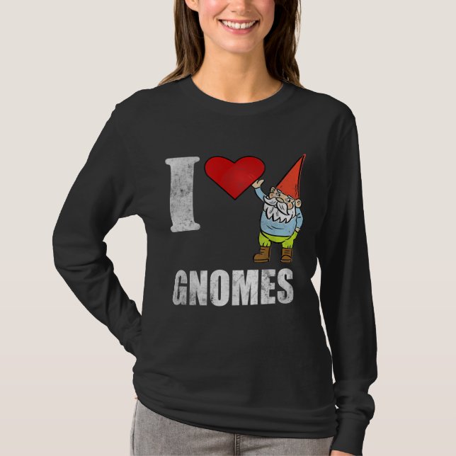 Camiseta Eu amo Gnomo dos Gnomos (Frente)