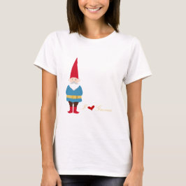 Camiseta Eu amo gnomos