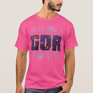 Camiseta Eu Amo Goa Edm Festa de Dança Techno