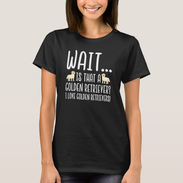 Camiseta Eu Amo Golden Retrievers (Frente)