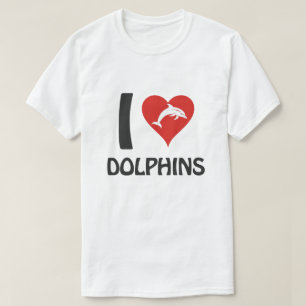 Camiseta Eu amo golfinhos