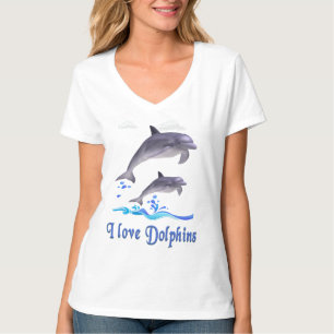 Camiseta Eu amo golfinhos