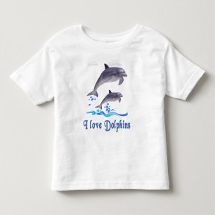Camiseta Eu amo golfinhos