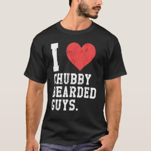 Camiseta Eu Amo Gordinhos Barbados Engraçados