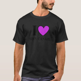 Camiseta Eu Amo Gran Canaria Espanha Premium