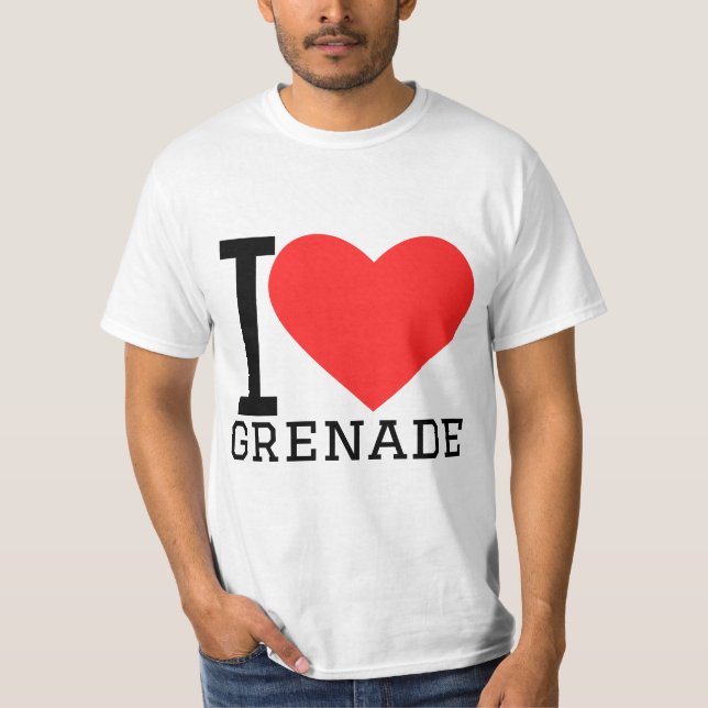 Camiseta Eu amo granada (Frente)