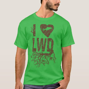 CAMISETA EU AMO GRANDE PESCA DE MADEIRA DEBRI HABITAT RIVER