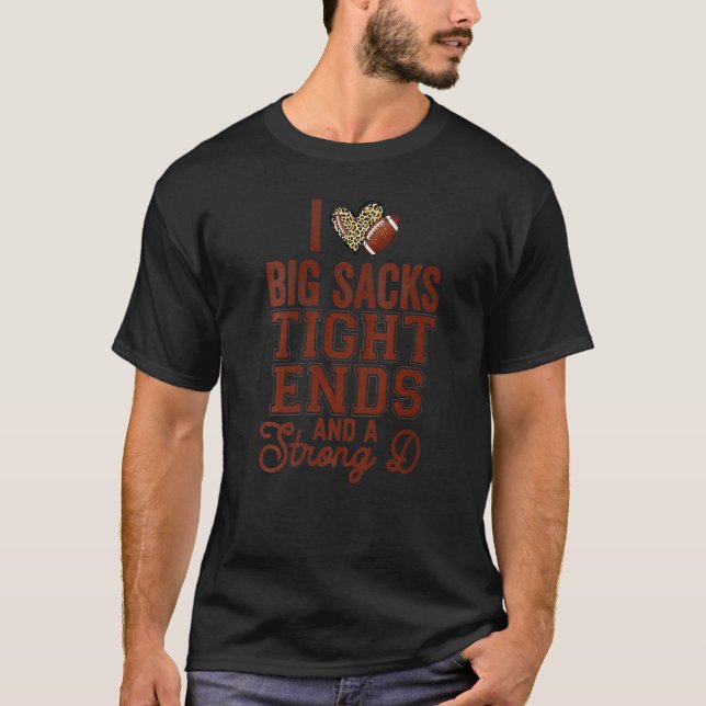 Camiseta Eu Amo Grandes Sacks Extremidades Apertadas E D Fo (Frente)
