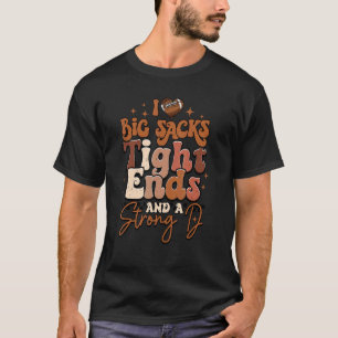 Camiseta Eu Amo Grandes Sacks Tight Ends e Um D Forte  Fute