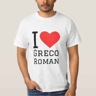 Camiseta Eu amo Greco Roman
