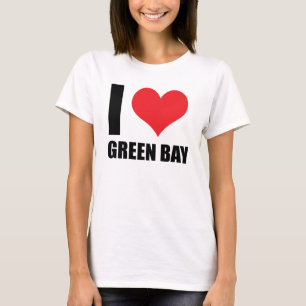 Camiseta Eu amo Green Bay