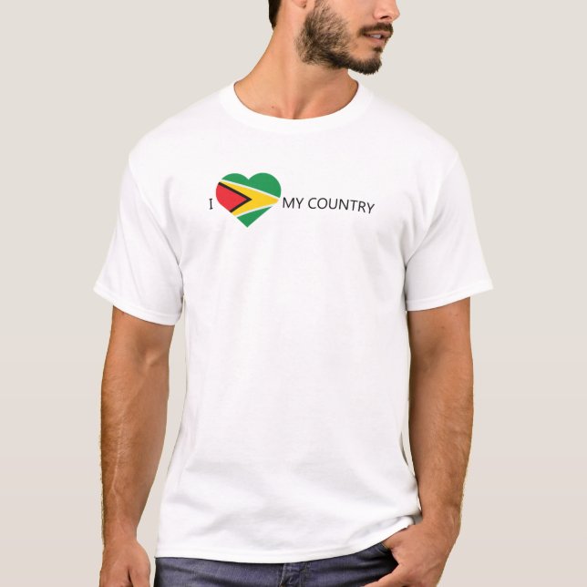 Camiseta Eu Amo Guiana (Frente)