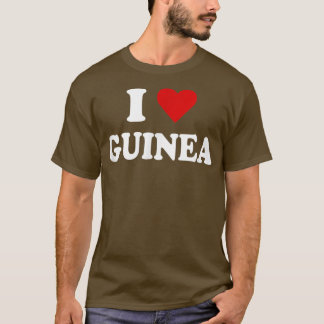Camiseta Eu Amo Guiné