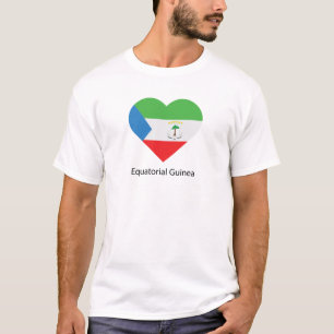 Camiseta Eu Amo Guiné Equatorial