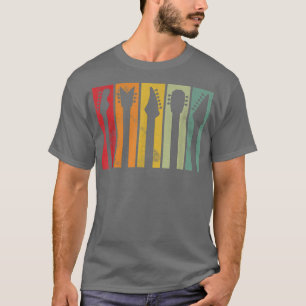 Camiseta Eu amo guitarras, guitarra, música ao longo da vid