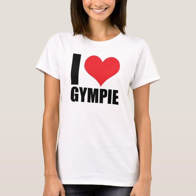 Camiseta Eu amo Gympie (Frente)