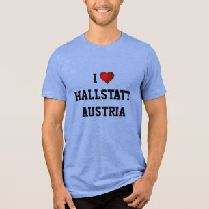 CAMISETA EU AMO HALLSTATT, ÁUSTRIA