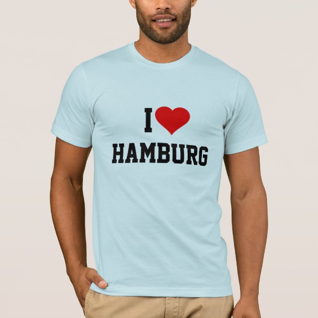 Camiseta Eu Amo Hamburgo (Frente)