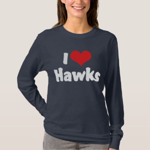 Camiseta Eu Amo Heart Hawks