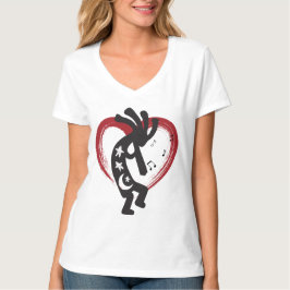 Camiseta Eu amo Heart Kokopelli
