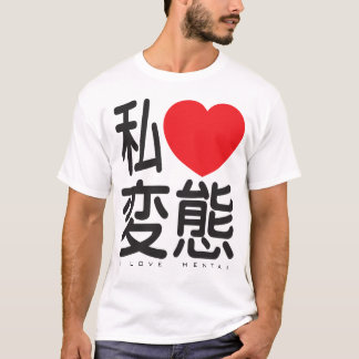Camiseta Eu amo HentaI