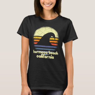 Camiseta Eu Amo Hermosa Beach California Ocean Wave Ca