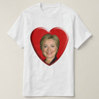 Camiseta Eu amo Hillary