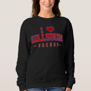 Camiseta Eu Amo Hillsboro Oregon