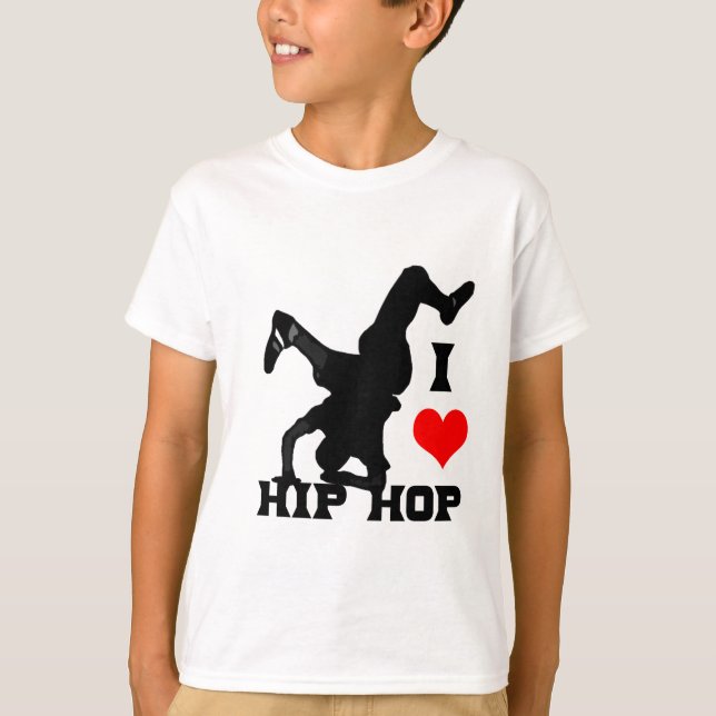 Camiseta Eu amo Hip Hop (Frente)