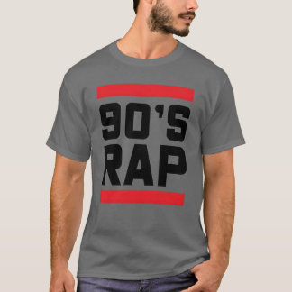 Camiseta Eu Amo Hip Hop dos Anos 90 Música Disco Rap Dança