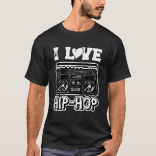 Camiseta Eu Amo Hip Hop - Hip Hop Musik Hip Hop Sachen Rap