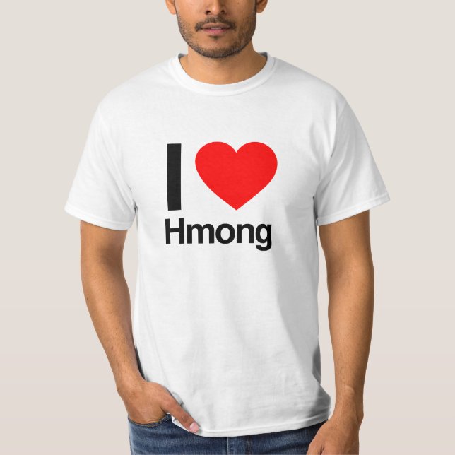 Camiseta eu amo hmong (Frente)
