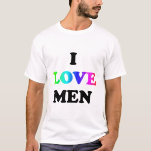 Camiseta Eu Amo Homens