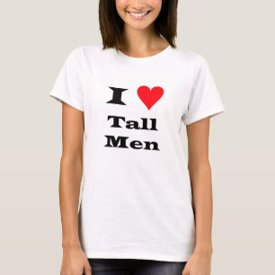 Camiseta Eu amo homens altos