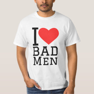 Camiseta Eu amo homens maus