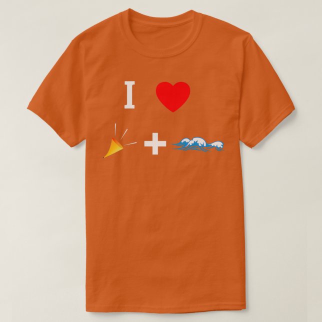 Camiseta Eu Amo Hornsea 7 (Frente do Design)