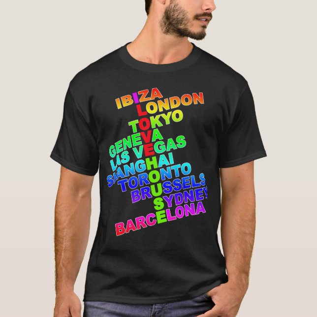 Camiseta Eu Amo House No Mundo (Frente)