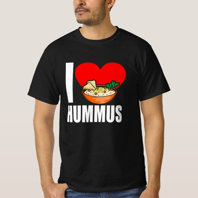 Camiseta Eu Amo Hummus (Frente)