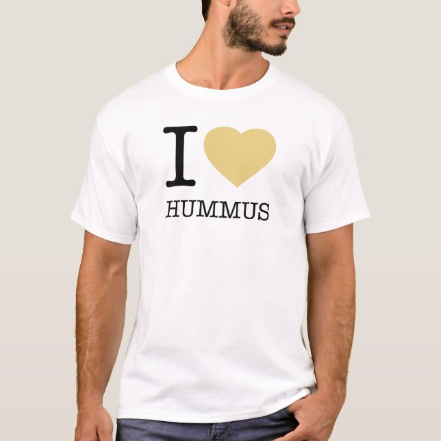 CAMISETA EU AMO HUMUS (Frente)